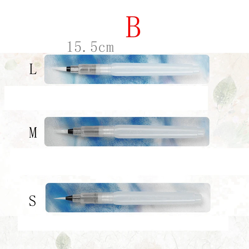 Многоразового Портативный краски кисточки кисть Акварельная карандаш мягкая вода цвет ручка для начинающих для живописи, рисования