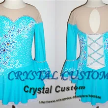 Лидер продаж, платья для фигурного катания для девочек, новое Брендовое платье для катания на коньках, соревнование на заказ, DR3210