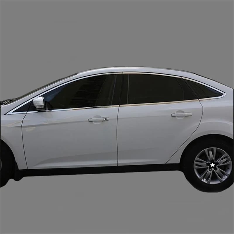 

Automobile Chromium Window Exterior Dashing Mouldings Parts Bright 05 06 07 08 09 10 11 12 13 14 15 16 17 18 19 FOR Ford Focus