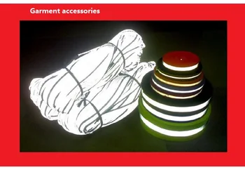 

Normal light clothes side whipstitch reflective strip Chemical fabric reflective serging reflective packet sideband