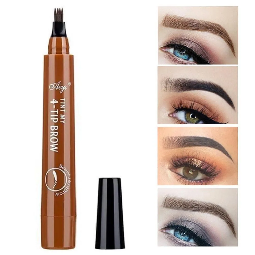 

Microblading Eyebrow Pen Waterproof Fork Tip Eyebrow Tattoo Pencil Long Lasting Professional Fine Sketch Liquid Eye Brow Pencil