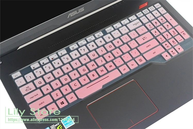 Защитный чехол для клавиатуры ноутбука Asus TUF Gaming FX504 FX504GE FX504GD FX504GM FX504G FX503 FX503VD 15