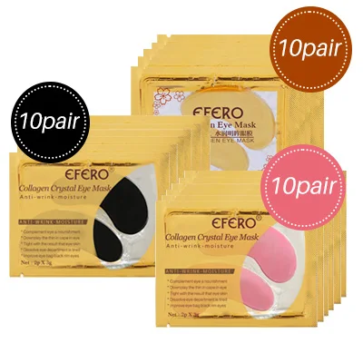 EFERO 15-60 шт коллагеновая Золотая маска для глаз маска для лица патчи для глаз для ухода за глазами устройство для удаления темных кругов антивозрастной увлажняющий крем - Цвет: Style 25