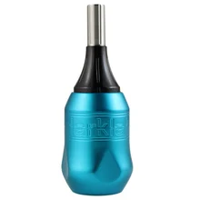 Высокое качество алюминиевый Синий Регулируемый Картридж ручка 32 мм для игл картриджи тату машина оптом