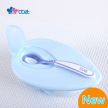 

Children's tableware suit baby eat bowl creative divided bowl baby suit thermal spoon bowl