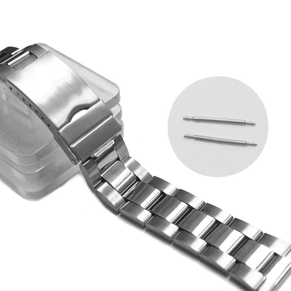 

20mm Elegant Stainless Steel Unisex Watch Band Straps Rose Gold Gold Gun Black Replacement for 20mm Watches Band WB1066