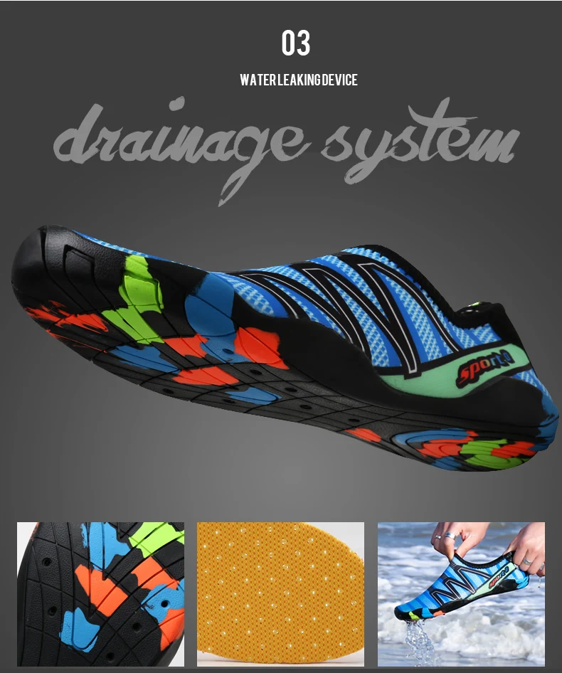 Sapatos de natação