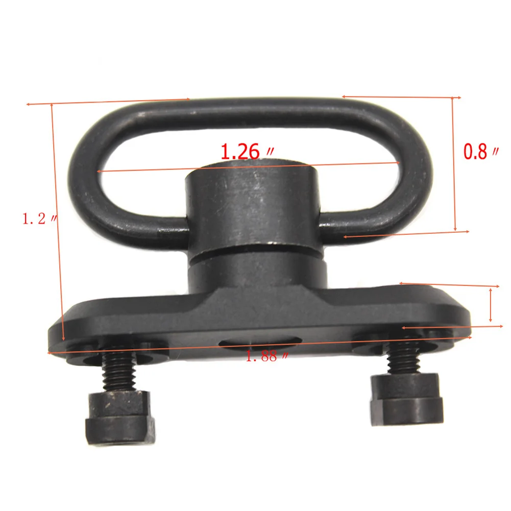 

1pc/set MLOK Standard QD Sling Swivel Adapter Rail Mount Tools Kit SMN88