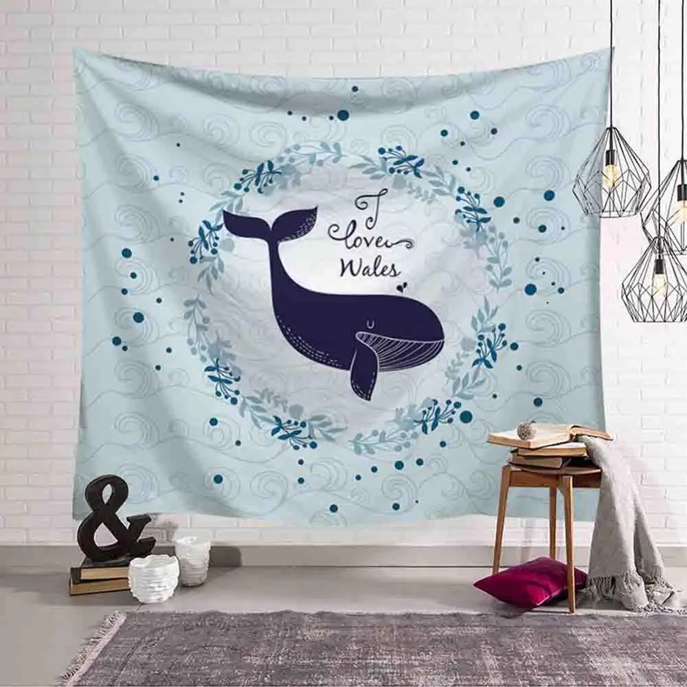 Blue Whale Tapestry 1