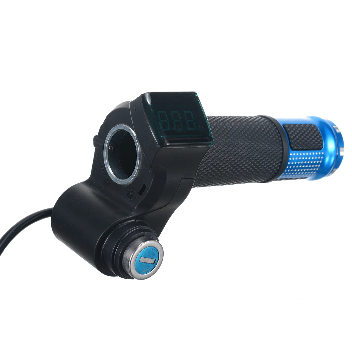 1 Pair Electric E Scooter Bike 24V 36V 48V Display Throttle Rubber Aluminum Handlebar Grip Outdoor Cycling Bicycle Parts