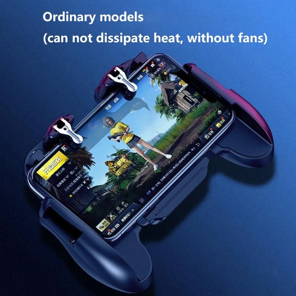  1 pair USB Wired Mobile Gaming GamePad Cooler Cooling Fan Fire PUBG Mobile Game Controller Gamepad 