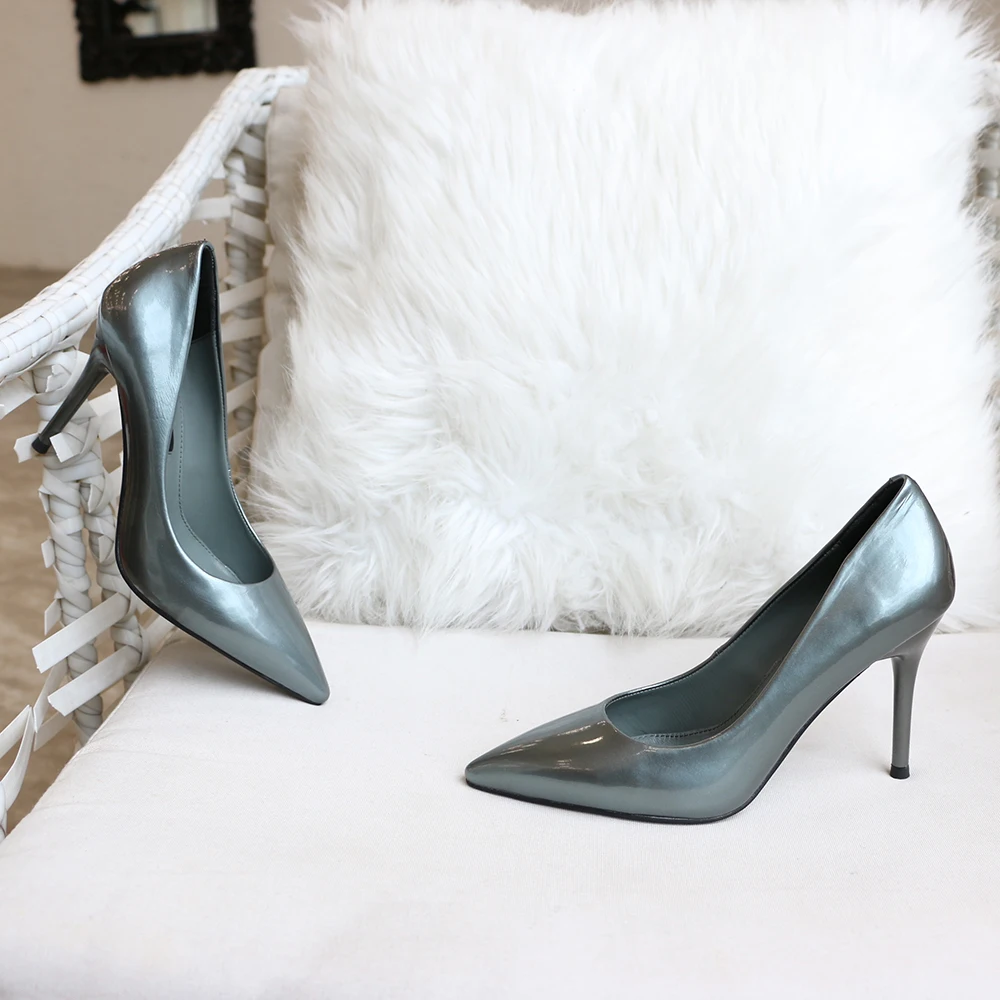 Pointed High Heels/Women's Pumps Are Designed For Sexy Fashion Women For Party And Made Of Genuine Leather 2019 MANGOYISA Pointed High Heels/Women's Pumps Are Designed For Sexy Fashion Women For Party And Made Of Genuine Leather 2019 MANGOYISA