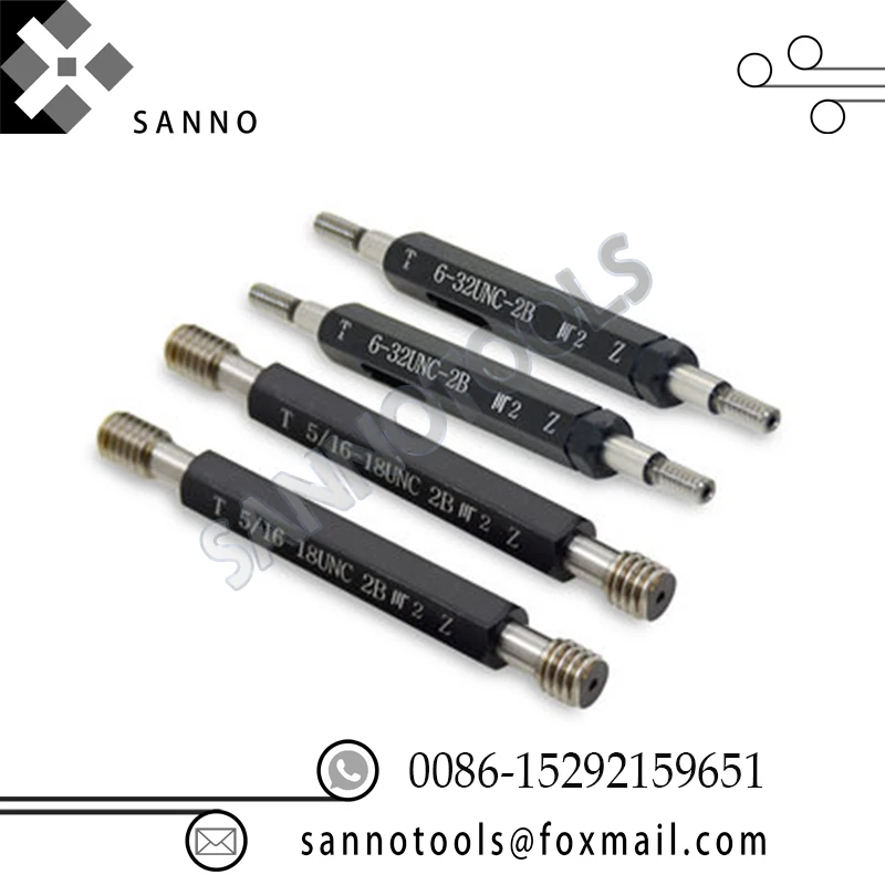 

High precision UNC / UNF / UNEF / UNS -2B screw gauging tool thread ring plug gauge 0-80 UNF-2B / 4-40 UNC-2B / 10-32 UNF-2B