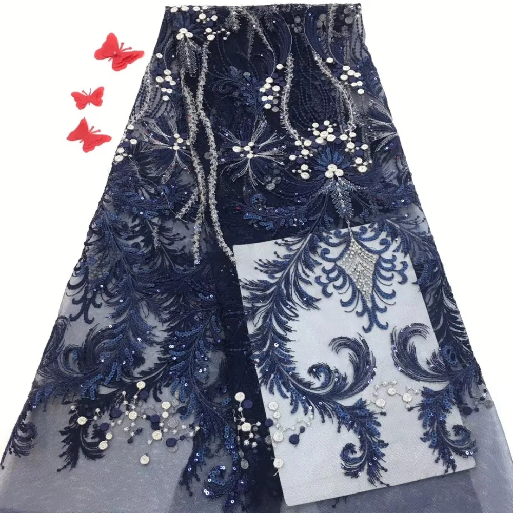

sequins lace fabric newcoming beautiful french lace with lace in nice look design for wedding or party dress jiaoc201