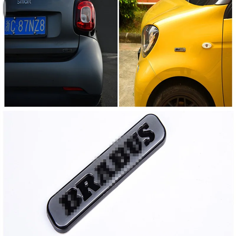 

For Mercedes smart 450 451 453 fortwo forfour 3D three-dimensional label sticker car decoration modified for Brabus car styling