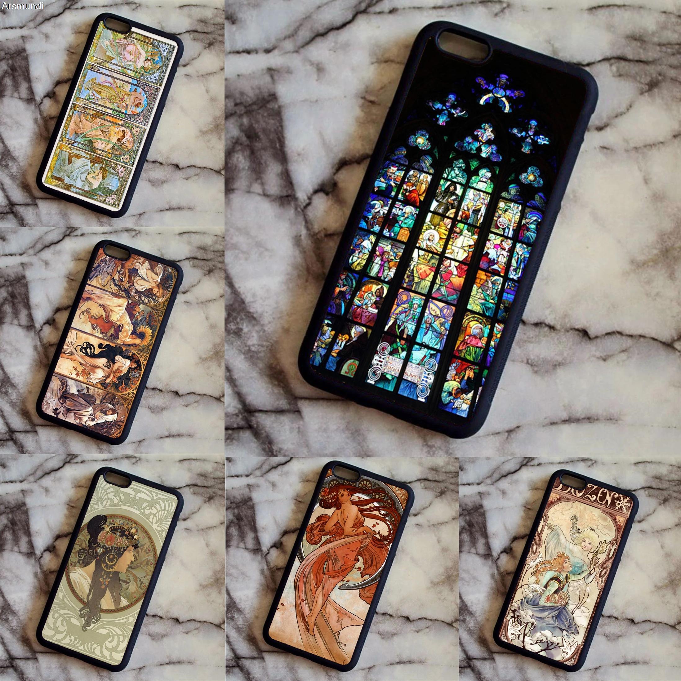 Arsmundi font b 2018 b font Alphonse Alfons Mucha Dance Phone Cases for font b iPhone