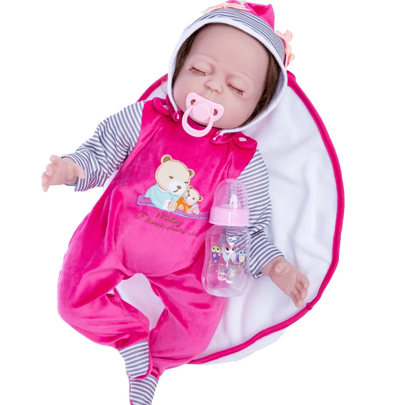 

Princess Anna 22in 55cm Lovely doll silicone reborn baby dolls realistic lifelike toys birthday gift