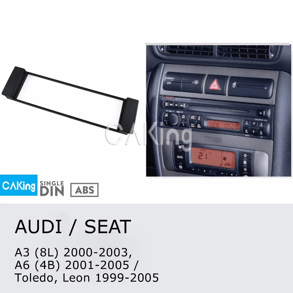 

Single Din Car Fascia Radio Panel for Seat Leon 1999-2006;Toledo 1998-2004 Dash Kit Install Facia Plate Cover Bezel Console