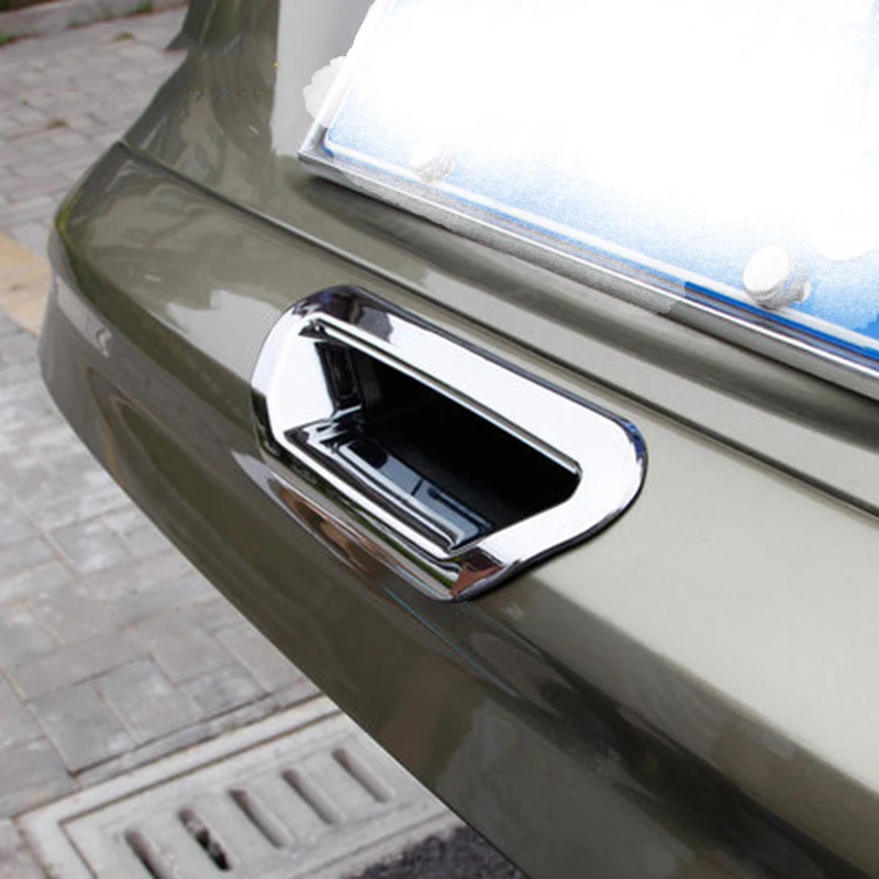 

Car Styling ABS Chrome Rear Outside Tail Trunk Lid Door Handle Cover Trim Decoration 1Pcs For Ford Kuga Escape 2013 2014 2015