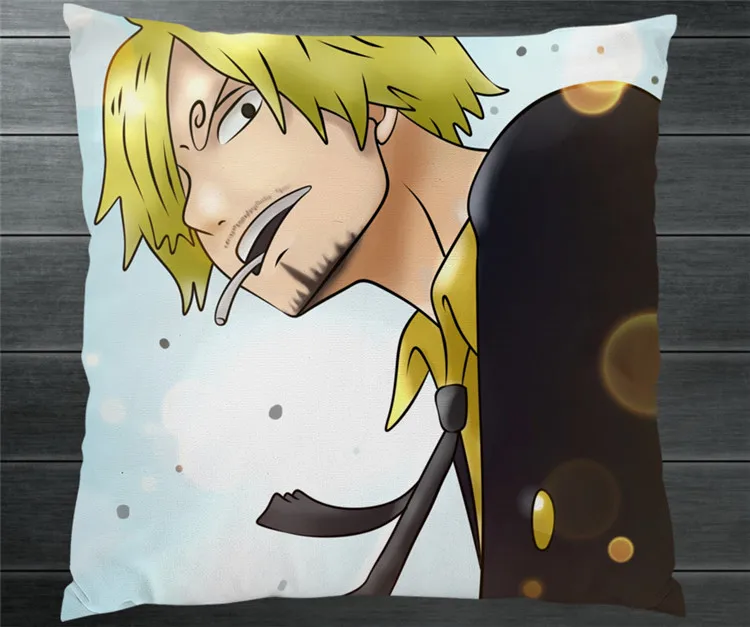 Аниме One Piece Cook Vinsmoke Sanji Двусторонняя 40x40 см наволочка чехол для подушки Чехол