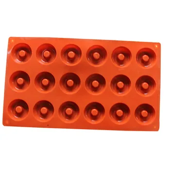 

Kitchen Mini Cute 18-Cavity Silicone Chocolate Ice Cube Cup Cake Savarin Donut Mold Baking Tools Baking & Pastry Tools
