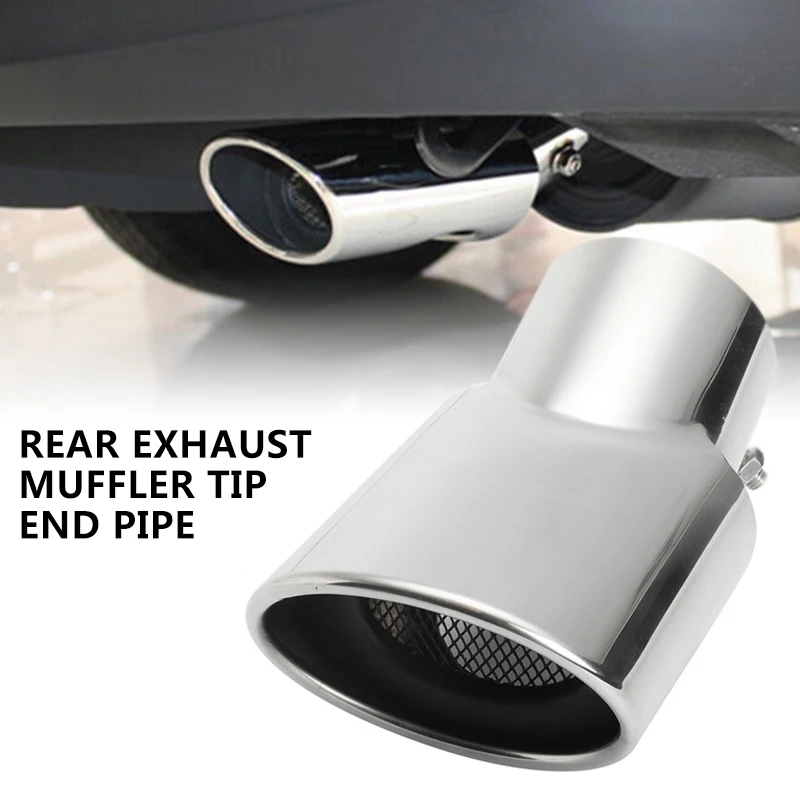 JXLCLYL Stainless Steel Car Rear Exhaust Muffler Tip End Pipe For Toyota C-HR CHR 2016 2018