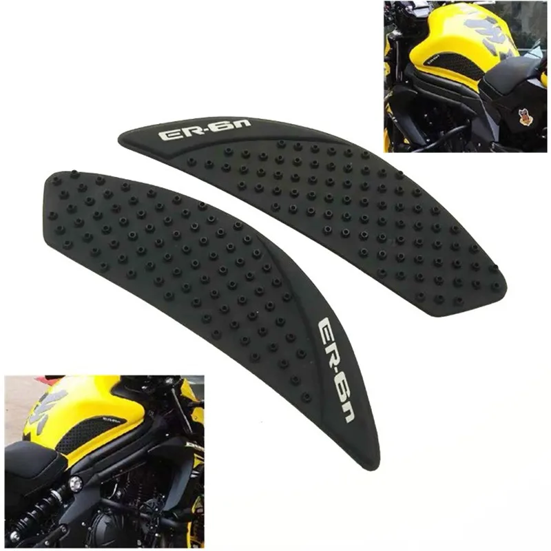 

For Kawasaki ER6N ER-6N 2006-2015 year Motorcycle Tank Pad Protector Sticker Decal Gas Knee Grip Tank Traction Pad Side