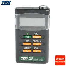 Измеритель солнечной энергии цифровой детектор радиации Тестер энергии солнечной батареи TES1333