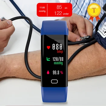 

New Smart bracelet color screen blood pressure blood oxygen monitoring message reminder fitness tracker pk xiami mi band 2