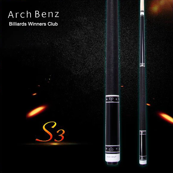 Arch Benz S3 High-end Pool Cue 1/2 Stick Kit 13 mm Tip 149cm Billiard Professional Supplies | Спорт и развлечения