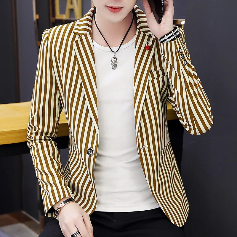 

COO 2019 men's suits Cultivate one's morality spring blazer Youth fashion