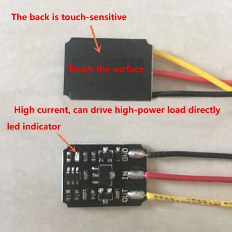 1 шт Мини DC 3 V-18 V 12V 2A сенсорный выключатель емкостный сенсорный экран бистабильный и электронный модуль автоматического включения света светодиодный реле 5v для обучения нанесению акрила Стекло Керамика