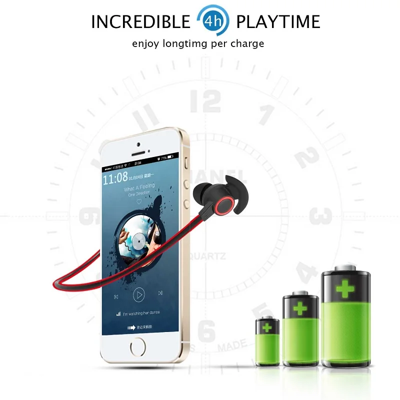 Bluetooth Earphone Sport Wireless Earphones Stereo Bluetooth 4.2 Wireless Earbuds With Mic Noise Canceling For Phones 2017 New (10)