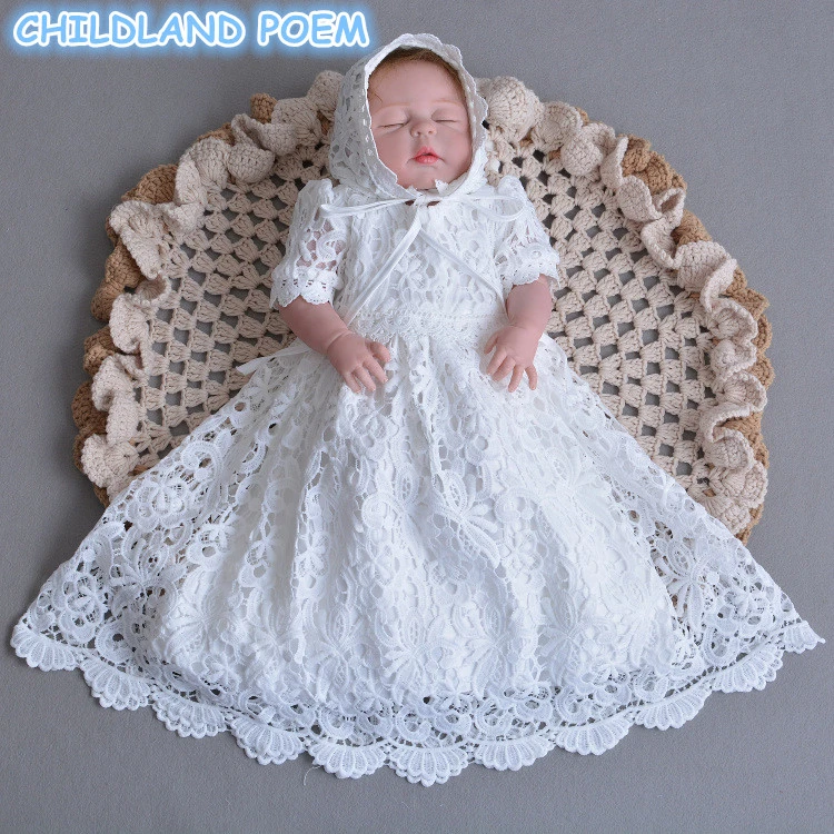 Robes De Bapteme Pour Bebe Fille 1 An Tenue De Princesse En Tulle Vetements De Mariage Pour Nouveau Ne Pour Bambins Aliexpress