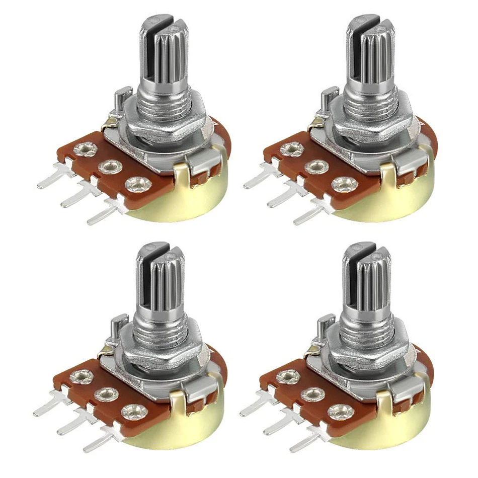WH148 B1K B2K B5K B10K B20K B50K B100K B500K 3Pin 15 мм вал усилитель потенциометр 1 K, 2K 5K 10K 50K 100K 500K