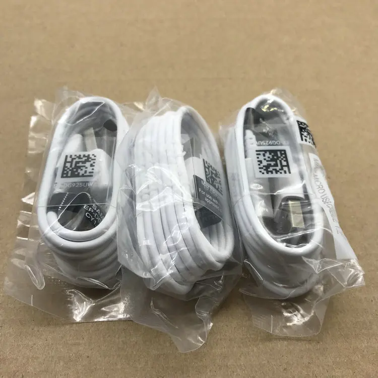 

100Pcs/Lot,100% Original 1.2m Micro USB Fast Charger Cable Data Sync fast charging for Samsung Galaxy S6 S7 Note 4 5 Edge S4