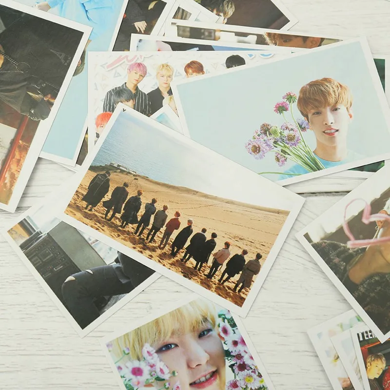 30 шт./компл. Новое поступление K POP SEVENTEEN Ablum LOVE & LETTER LOMO карты Новые Модные