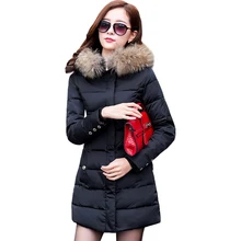 Зимнее женское пальто, длинное, тонкое, Nagymaros, стеганая куртка с капюшоном пальто женская одежда с алиэкспресс vestidos RLD015