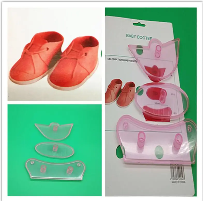 

Luyou 3pcs Children Baby Shoes DIY Tools Fondant Cake Baking Cake Decorating Cookies Biscuits Cutting mold FM1740