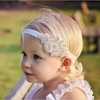 

2015 New Girl Rhinestone Headband for Hair Accessories girl Crystal Headband Newborn Christening Headband 6 pcs/lot