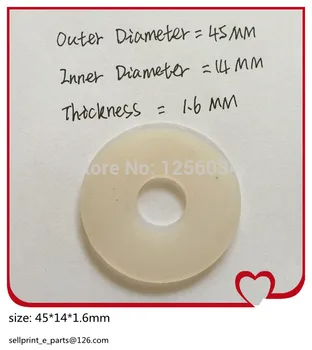 

50 pieces printing machine parts rubber sucker 45*14*1.6mm