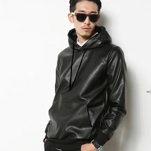 S-5XL Мужская одежда новая зимняя модная кожаная куртка Корейская голова набор кожаное пальто прилив личность Большие размеры костюмы