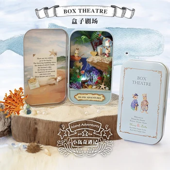 

*ISLAND ADVENTUR* Types Wooden Toys New Doll House Diy Miniature Wooden Puzzle Furniture House Birthday Gift Lovely Toys Childre