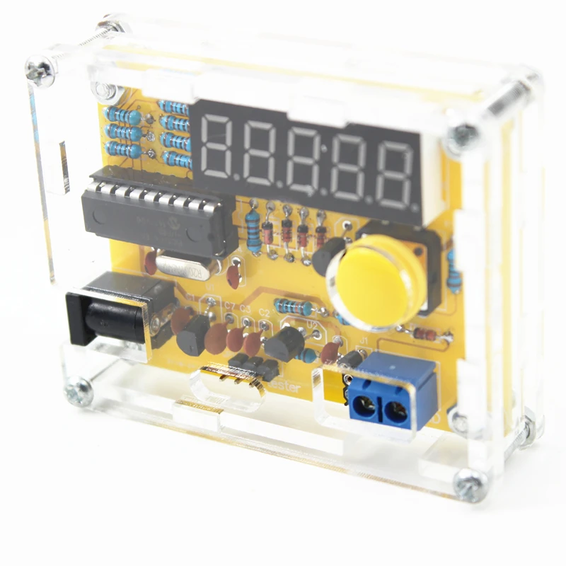 Новое поступление светодиодный DIY Наборы 1 Гц-50 МГц тестер счетчик частоты метр тестер оболочки Запчасти тестер