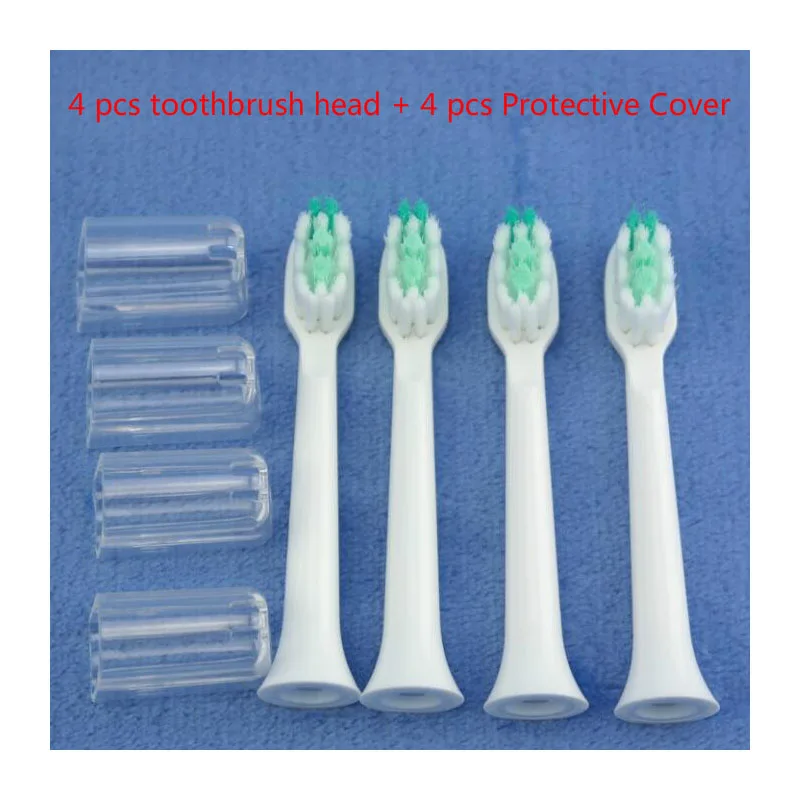 4 шт./упак. Универсальный Съемные насадки для зубной щетки Philips Sonicare ProResults HX6721 HX6512 HX6013 HX6530 HX6930 HX695 и т. д