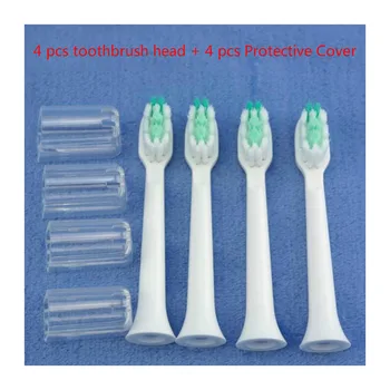 

4pcs/pack Generic Replacement Toothbrush Heads for Philips Sonicare ProResults HX6721 HX6512 HX6013 HX6530 HX6930 HX695 etc