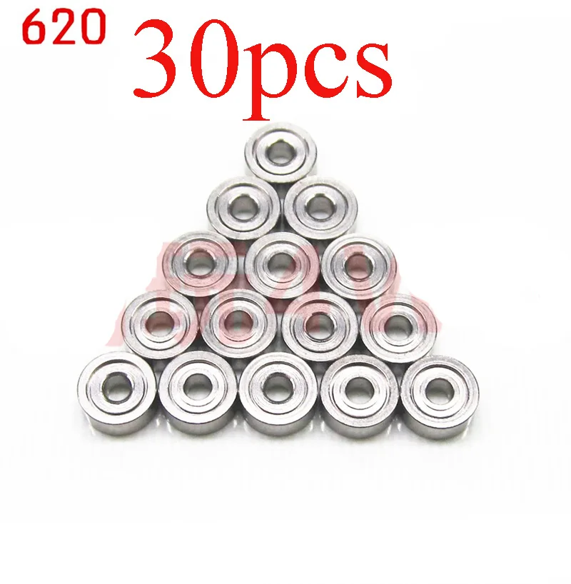 

30PCS 520/620 Bearing Super Smooth Bearing Idle Tens of Seconds Hardware Custom Parts for RC Tamiya Mini 4WD Racing Car Model