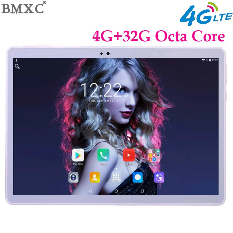 

Free Shipping Android 7.0 10 inch 4G LTE tablet pc Octa Core RAM 32GB ROM 8 Cores 1920*1200 IPS Kids Gift MID Tablets 10.1 10