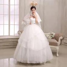 Белая формальная Однослойная аппликация кружевная кромка Соборная свадебная фата Свадебные аксессуары свадебная фата