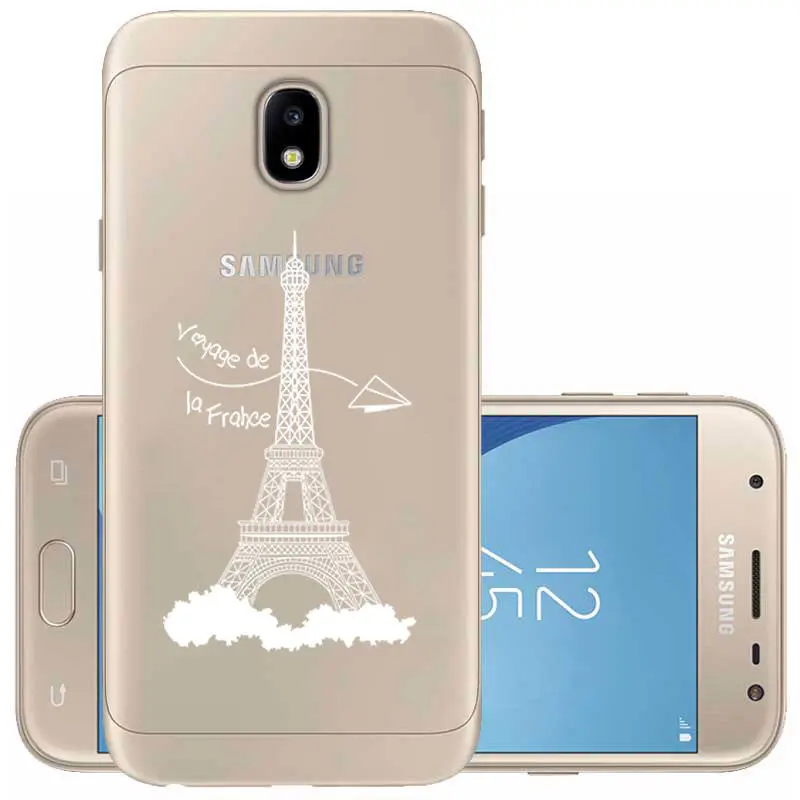 Arvin Soft TPU FOR Samsung Galaxy J7 2017 Smart Back Protective Phone Cover FOR Samsung J330 J4 J5 Clear Painted case FOR J6 J8 (16)
